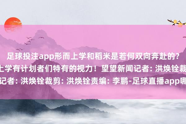 足球投注app形而上学和稻米是若何双向奔赴的？快来听听复旦的形而上学有计划者们特有的视力！望望新闻记者: 洪焕铨裁剪: 洪焕铨责编: 李鹏-足球直播app哪个好用